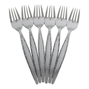 Mid Century ModernVenetia Dinner Fork Stainless Steel Oneida Community Matching - Set of 6