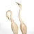 Late 20th Century Late 20th Century Pair of Oversized Hand‑Carved Wooden Crane Sculptures – Monumental Decorative Figures For Sale - Image 5 of 7