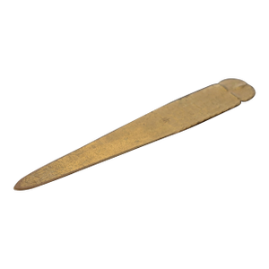 Roycroft Arts & Crafts Brass Finished Hammered Copper Letter Opener, Circa 1920s