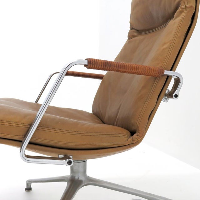 Sienna Preben Fabricius and Jørgen Kastholm Office Chair Model Fk86, 1968 For Sale - Image 8 of 10