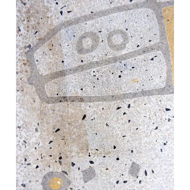 Outdoor Side Table with Fish Stone Slab Top For Sale - Image 11 of 12