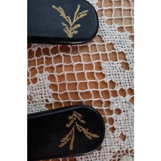 Vintage Chinese Lacquered Sushi Dishes - Set of 21 For Sale - Image 12 of 13