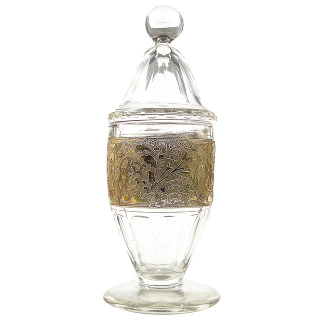 Former Czechoslovakian Art Deco Candyer from Moser, 1930s For Sale