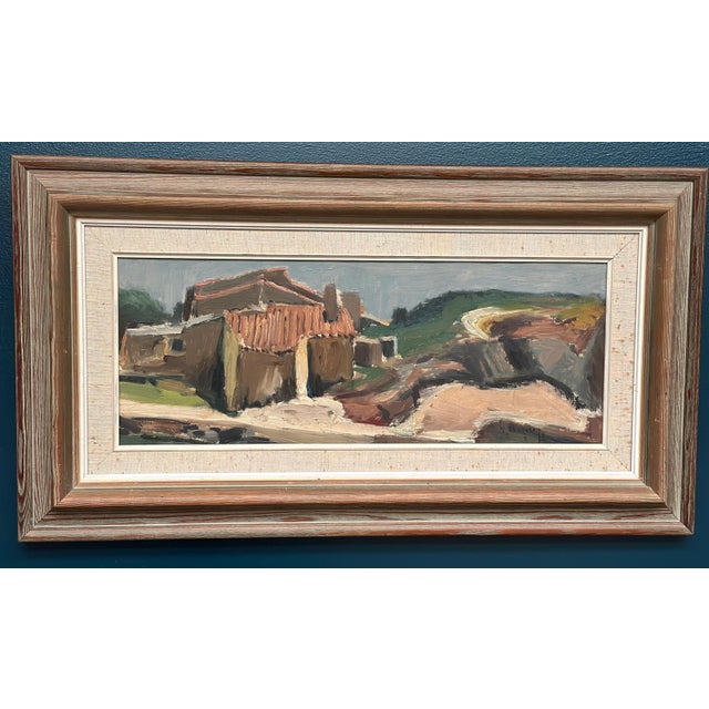 Gideon Isaksson, Portuguese River, 1960s, Oil on Canvas For Sale - Image 9 of 18