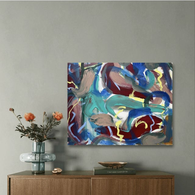 Matthew Izzo Abstract Painting Acrylic on Canvas Titled, “Going Home” For Sale In New York - Image 6 of 7