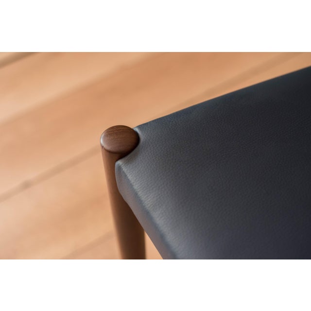 Vintage Set of Six Sculptural Solid Teak Danish Dining Chairs by Vamo Sønderborg For Sale - Image 12 of 18
