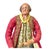 18th Century Neapolitan Crèche Figure of an Elderly Man carrying a basket, dressed in traditional Italian garments. Creche...