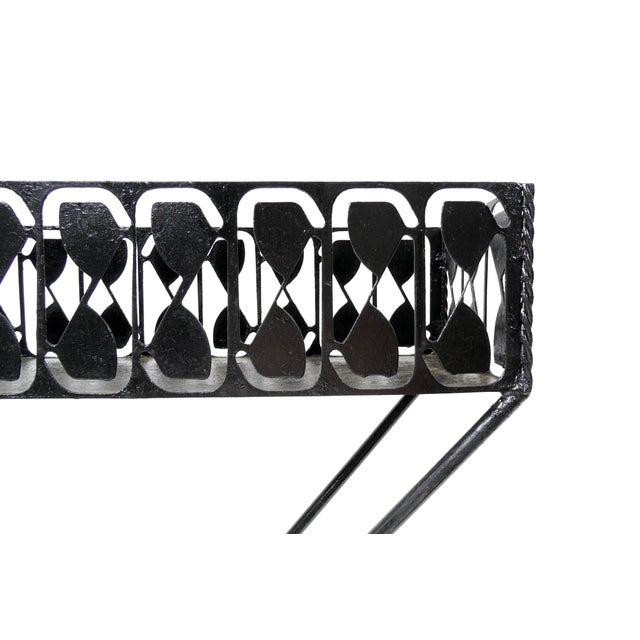 Metal Vintage French Flower Stand, 1950s For Sale - Image 7 of 18