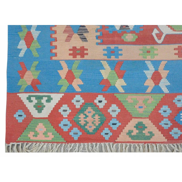 Vintage Turkish Kilim For Sale - Image 9 of 12