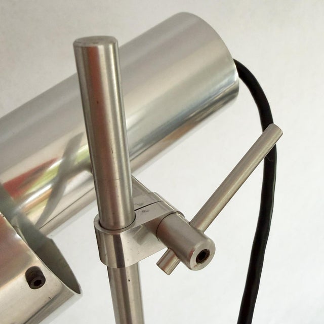 Model FA1 Floor Lamp in Polished Aluminium by Peter Nelson for Architectural Lighting LTD., 1967 For Sale - Image 9 of 12