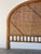 Mid-Century Modern 1970’s Mid-Century Boho Coastal Bamboo & Rattan Arched King Headboard For Sale - Image 3 of 12