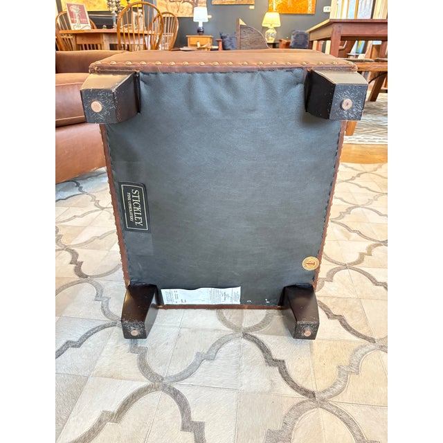 American Stickley Beacon Ottoman For Sale - Image 3 of 4