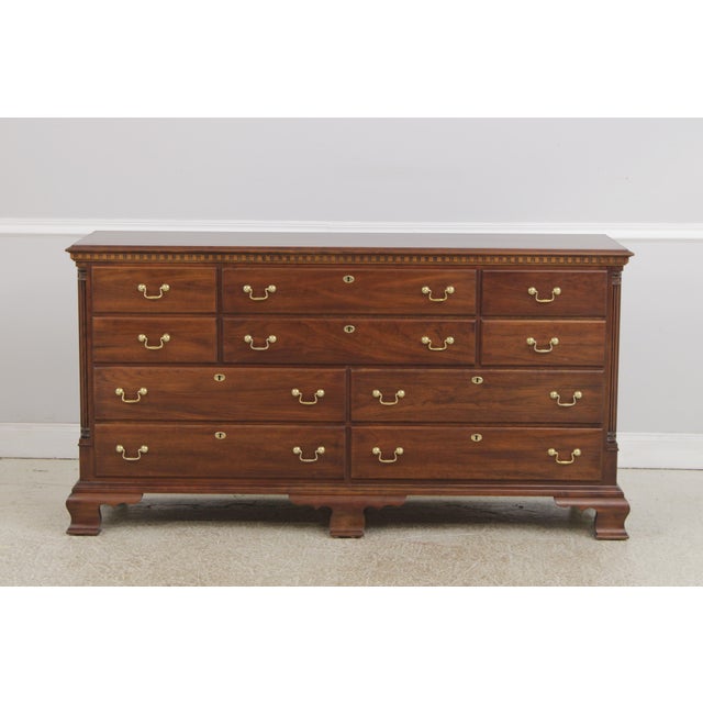 Age: Approx: 30 Years Old Details: Cherry Bracket Feet Dovetailed Drawer Construction High Quality Construction Large...