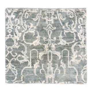 Pasargad DC Fine Hand Knotted V.Silk Modern Rug For Sale