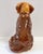 Large Vintage Ceramic and Glazed St. Bernard Dog Bank For Sale - Image 4 of 11