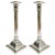 Mid 20th Century Silverplate Neoclassical Doric Column Candlesticks - a Pair For Sale - Image 11 of 12