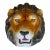 Mid 20th Century Large Head Wall Decor Lion From Italy For Sale