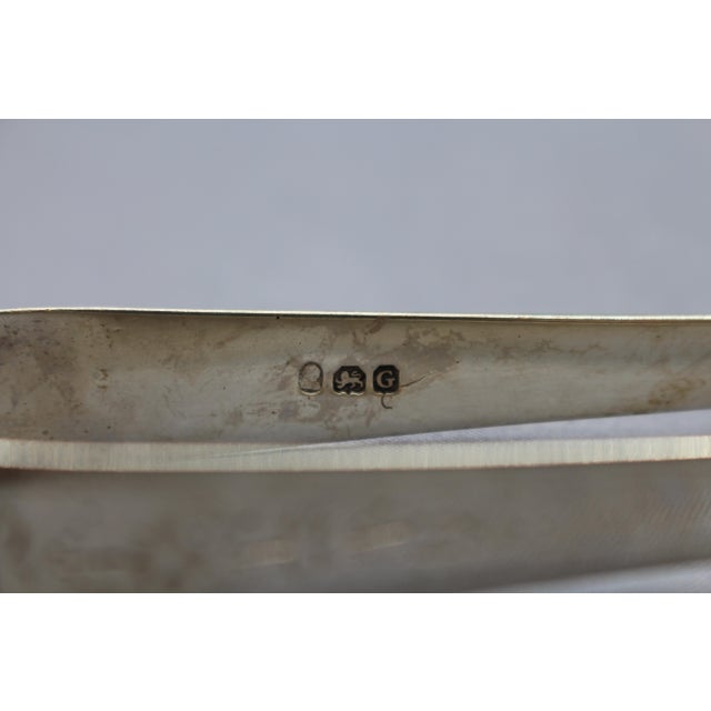 1802 London Sterling Silver Sugar Tongs by Samuel Hougham For Sale In Raleigh - Image 6 of 6