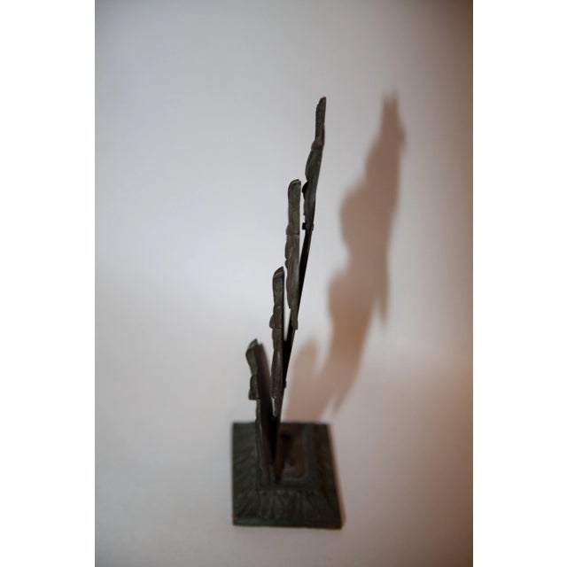 English 19th Century English Bronze Letter/Calling Card Rack For Sale - Image 3 of 10
