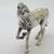 Vintage Italian Large Galloping Horse Figurine in Silver, Arezzo, 1970s For Sale - Image 6 of 12