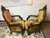 Fabulous Antique Victorian mahogany parlor chair with arms and hand carved figural lion heads on the armrests. These lion...