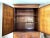 19th Century Antique English Figured Walnut Secretary Desk with Bookcase For Sale - Image 9 of 12