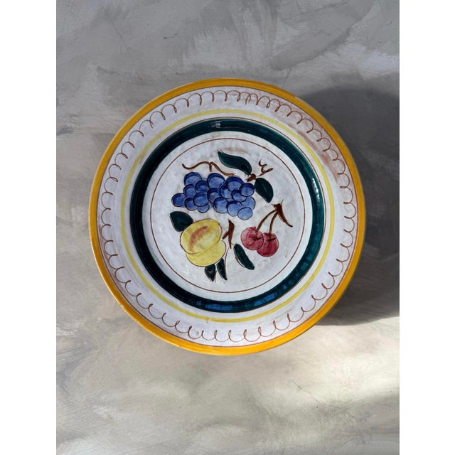 Vintage Stangl Terra Rose Fruit Dinner Plates 10 Inch Hand Painted Pottery - Set of 8 For Sale - Image 10 of 10