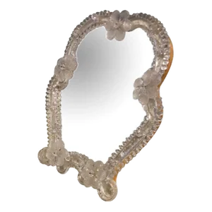 Mid-Century Modern Italian Table Mirror in Murano from Ongaro & Fuga, 1965