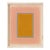 Mustard Gold & Blush Pink Minimalist Color Field Art Print, Emily Keating Snyder, 38 X 30 Print in Wood Frame For Sale