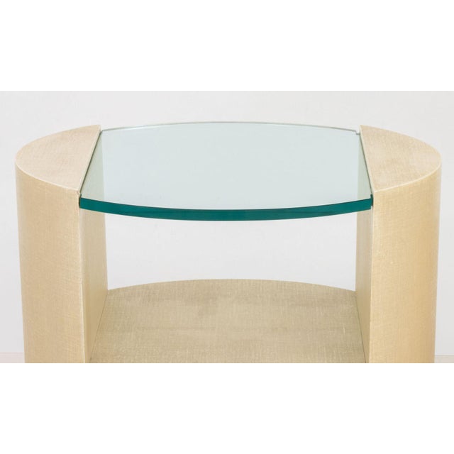 Postmodern Jay Spectre Style Modern Bedside Tables, Pair For Sale - Image 3 of 9