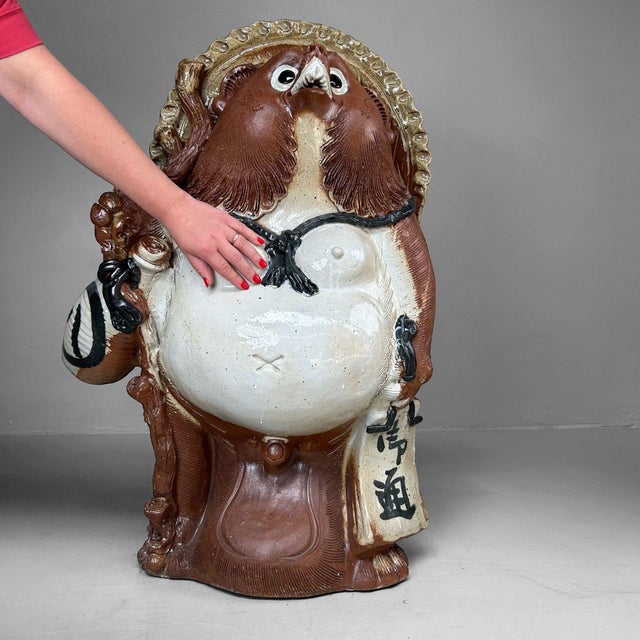 1960s Shigaraki Tanuki Sculpture, Japan, 1960s For Sale - Image 5 of 18