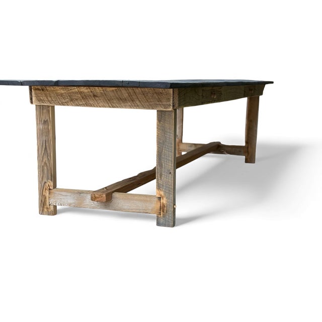 Not Yet Made - Made To Order 126" - French Farmhouse Table With Drawers on Both Sides For Sale - Image 5 of 10