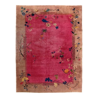 Pasargad DC Antique Chinese Art Deco Rug For Sale