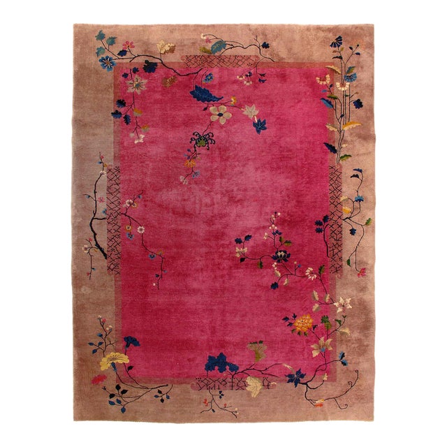 Pasargad DC Antique Chinese Art Deco Rug For Sale