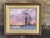 Winter Sunset with Snow - Pink, Orange & Purple Sky in the English Countryside by British Landscape Artist, Stephen...