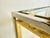Gold Italian Coffee Table in Chrome & Glass & Brass, 1970s For Sale - Image 8 of 13