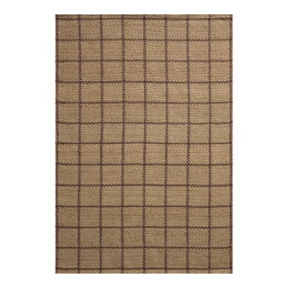 Chris Loves Julia x Loloi Fletcher Natural / Brown 2'-6" x 7'-6" Runner Rug For Sale
