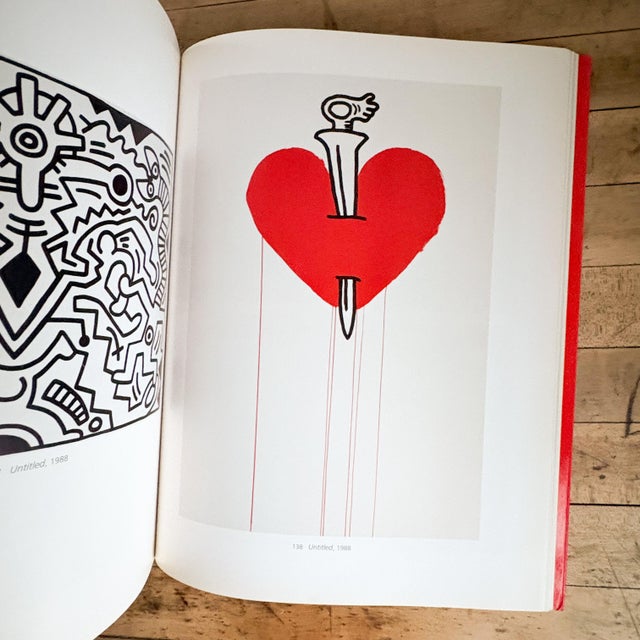 Red Keith Haring by Germano Celant, Vintage 1st Edition Art Book 1992 For Sale - Image 8 of 11