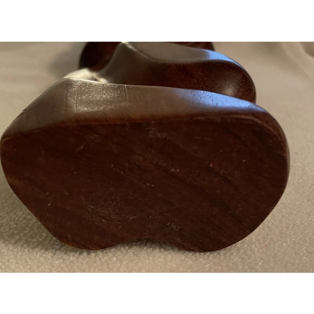 1950s Hand Carved Wooden Standing Totem Type Figure by Paul Richard (Dick) Perras For Sale - Image 10 of 12