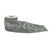 Celebrate the season with this festive glittered "Merry Christmas" wired ribbon. Featuring wintry blue and silver tones...