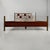 Osvaldo Borsani Mid-Century Modern Italian Bed by Osvaldo Borsani, 1950s For Sale - Image 4 of 18