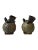 Artisan Pottery Glazed Ceramic Stoneware Sauce Cruet Vessal Set Hand crafted, excelent texture and design