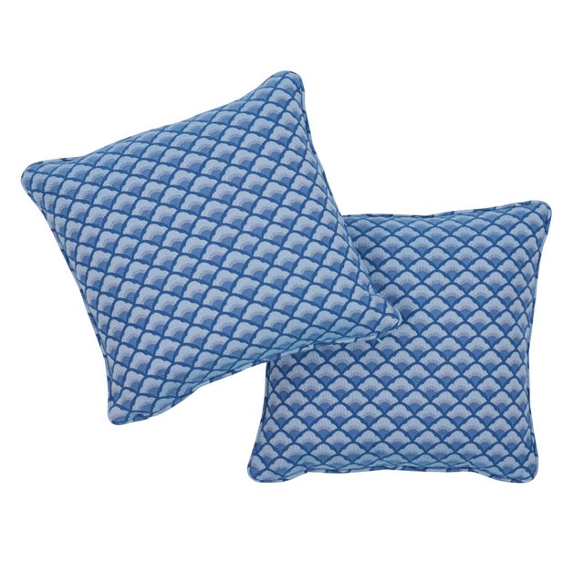 This pillow features Wilhelm with a Self-Welt finish. This incredibly hardwearing, small-scale scallop has a decidedly mod...
