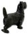 Hard 2 Find Vintage 1930s "Wedge" Type Cast Iron Standing Scottish Terrier - Scottie Dog Doorstop by Spencer Guillford For Sale - Image 4 of 12