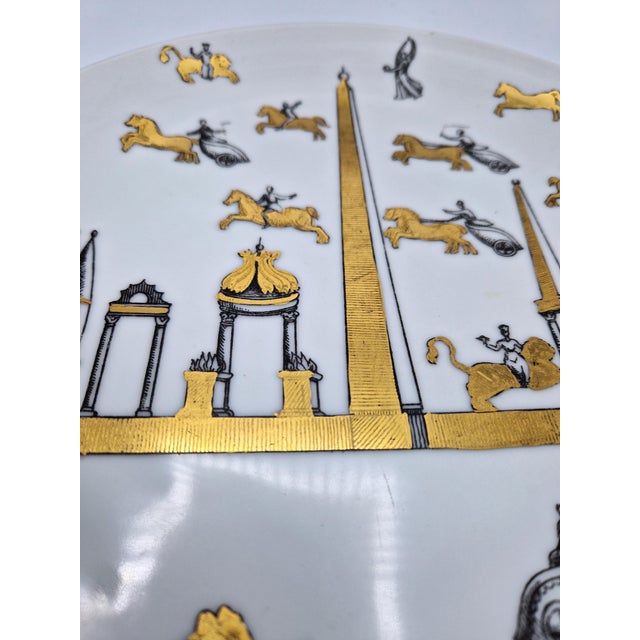 Wall Plate by Piero Fornasetti, Italy 1950s For Sale - Image 4 of 10