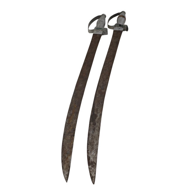 Silver 1940s-1950s West African Ceremonial Mandinka/Mandingo Swords For Sale - Image 8 of 12