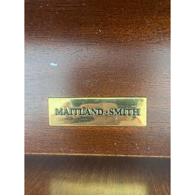 Wood 1990s Maitland Smith Rosemead Console Art Deco Style For Sale - Image 7 of 8