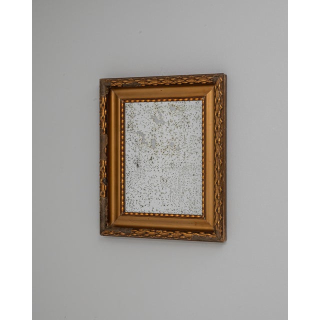 20th Century French Gilded Wooden Mirror For Sale - Image 11 of 18