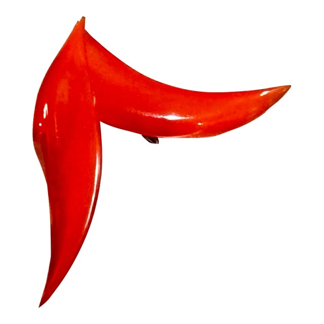 B&d Denmark Art Deco Bakelite Amber Brooch For Sale