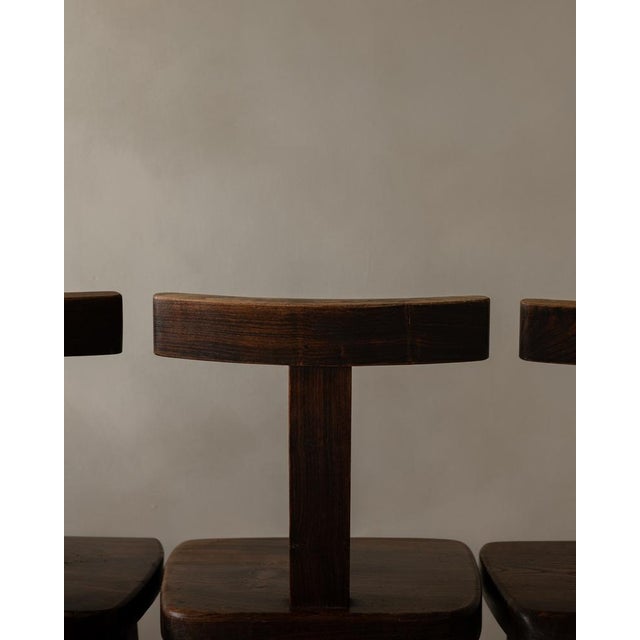 Vintage T Dining Chairs from Aranjou, 1960s, Set of 3 For Sale - Image 9 of 16